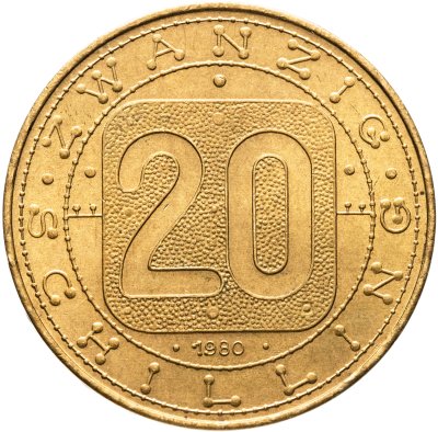 купить Австрия 20 шиллингов (shillings) 1980 "Девять провинций Австрии"
