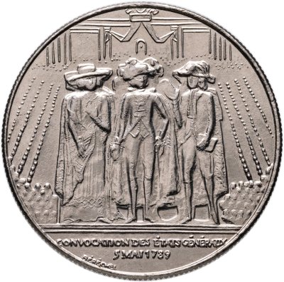 купить Франция 1 франк (franc) 1989 "200 лет Генеральных штатов"