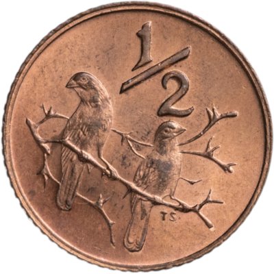 купить ЮАР 1/2 цента (cent) 1970