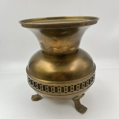 купить Ваза -курительница, (ваза для сухоцветов), металл, тонировка, Европа, 1980-1990 гг.