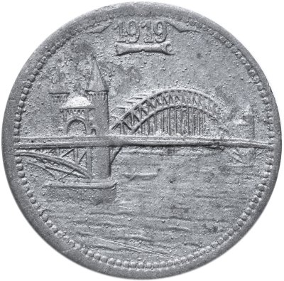 купить Германия, Районы Бонна и Зигкрейса, нотгельд 5 пфеннигов 1919