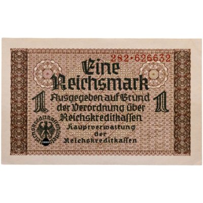купить Германия 1 рейхсмарка (reichsmark) 1940-1945 "Немецкие оккупационные территории"