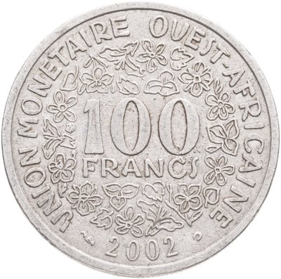 купить Западная Африка (BCEAO) 100 франков (francs) 2002