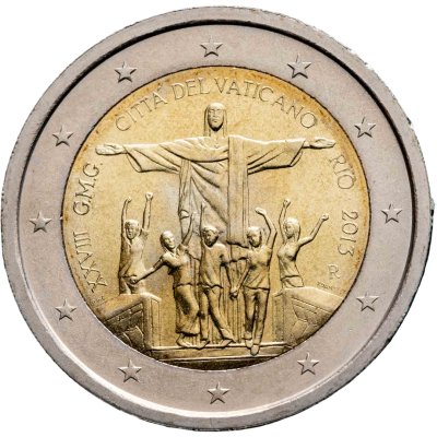 купить Ватикан 2 евро 2013 "XXVIII Всемирный день молодёжи в Рио-де-Жанейро" в буклете