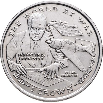 купить Гибралтар 1 крона 1999 "Мир в войне - Перл-Харбор"