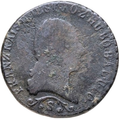 купить Австрия 1 крейцер 1812 S знак монетного двора "S" - Смолник