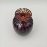 Купить Ваза миниатюрная с волнообразным декором сине-оранжевого цвета, Mdina Glass, стекло, Мальта, 2000-2010 гг.