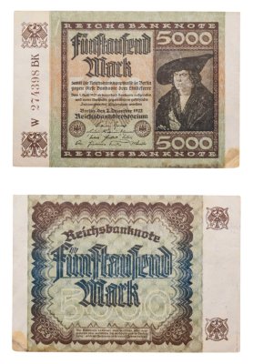 купить Германия 5000 марок 1922