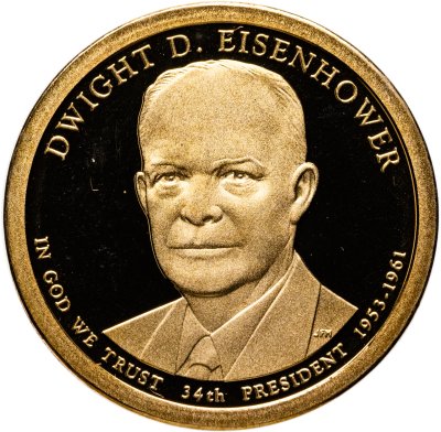 купить США 1 доллар 2015 S "34-й президент США - Дуайт Эйзенхауэр"