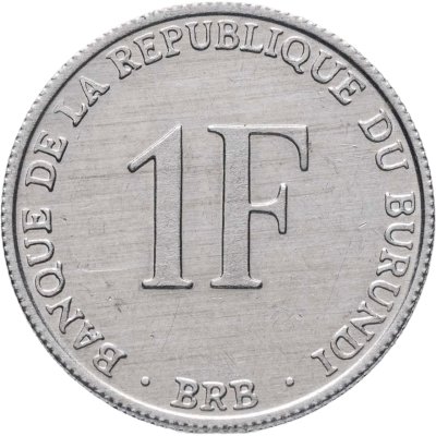 купить Бурунди 1 франк (franc) 1990