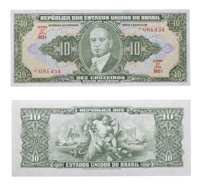 купить Бразилия 10 крузейро 1966-1967