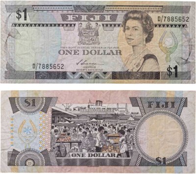 купить Фиджи 1 доллар 1987-1993