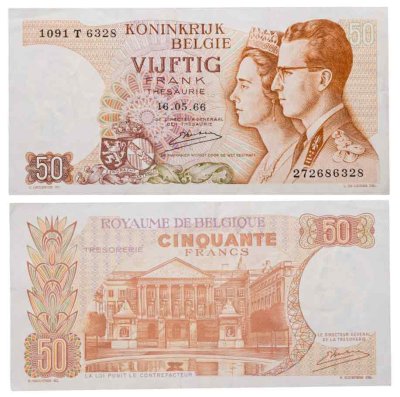 купить Бельгия 50 франков 1966 год