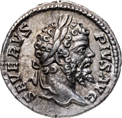 купить Римская империя. Септимий Север 193-211 Денарий. император с оливковой ветвью