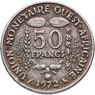 купить Западная Африка (BCEAO) 50 франков (francs) 1972