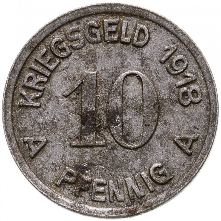 купить Германия (Люденшайд) нотгельд 10 пфеннигов 1918