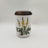 Купить Банка "Agrimonia eupatoria" ("Репешок обыкновенный") для сыпучих продуктов (для чая, специй), серия "Botanica", фарфор, деколь, дерево (крышка), Villeroy & Boch, фарфор, деколь, дерево (крышка), Villeroy & Boch, Люксембург, 1980-2002 гг.