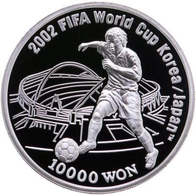 купить Южная Корея 10000 вон 2001 "Чемпионат мира по футболу 2002 - Стадион Тэгу"
