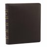 Купить Папка на кольцах с шубером без листов Стандарт Оптима "OPTIMA" Коричневый