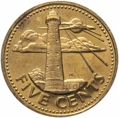 купить Барбадос 5 центов (cents) 1977 FM