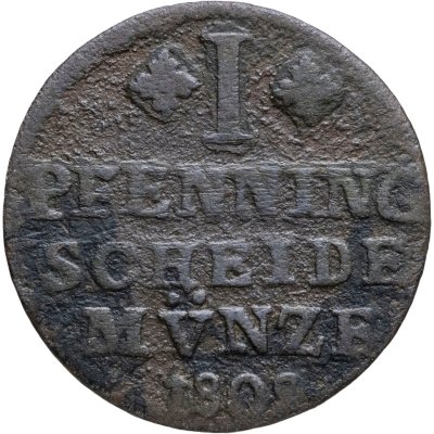 купить Брауншвейг-Вольфенбюттель 1 пфенниг 1802