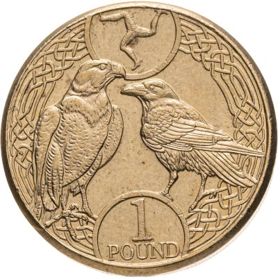купить Остров Мэн 1 фунт (pound) 2017-2021, случайный год