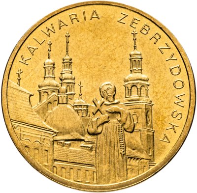 купить Польша 2 злотых 2010 "Город Кальвария Зебжидовска (Kalwaria Zebrzydowska)"