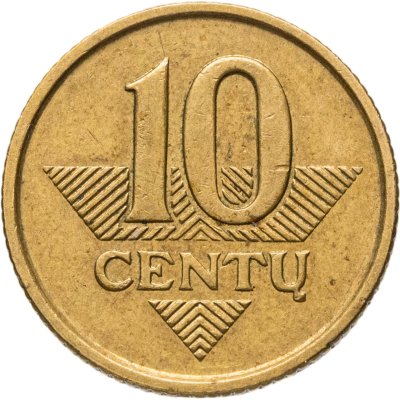 купить Литва 10 центов 1997