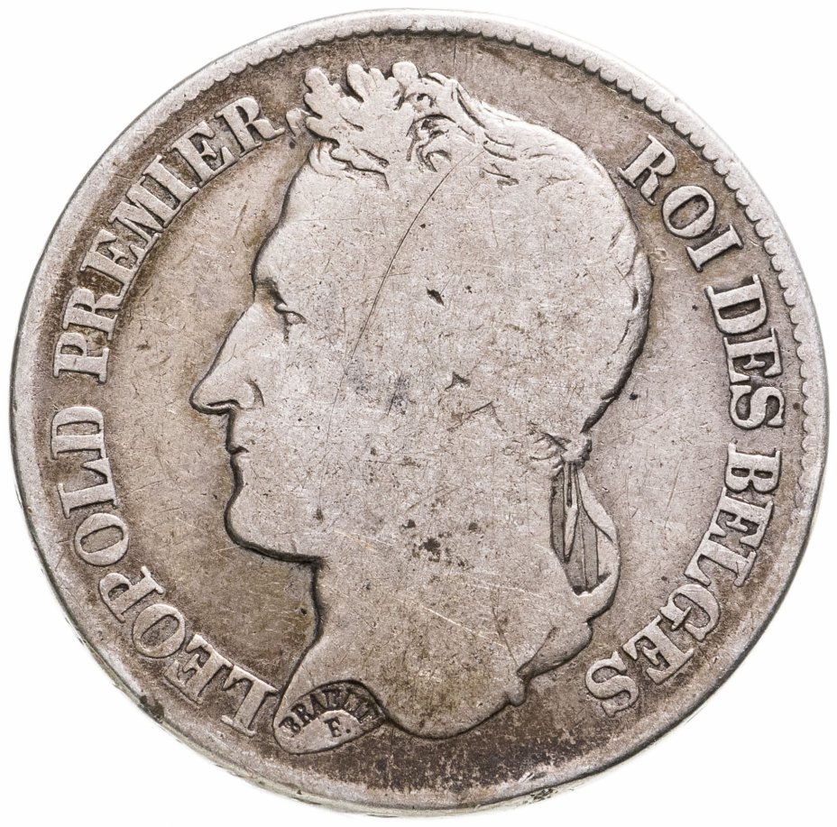 купить Бельгия 2 франка (francs) 1843