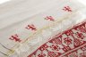 Купить Полотенце (Рушник), Праздничное, Старинная вышивка ( языческий орнамент) , Та́рногский райо́н, Вологодская  область, Российская Империя, 1850-1900 гг