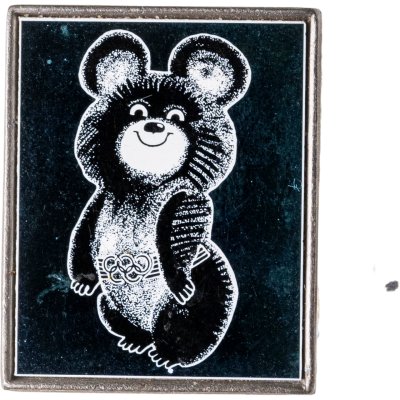 купить Значок Олимпийский мишка Талисман Олимпиада 80