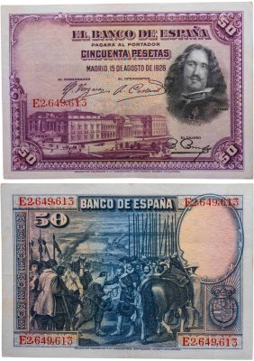 купить Испания 50 песет 1928