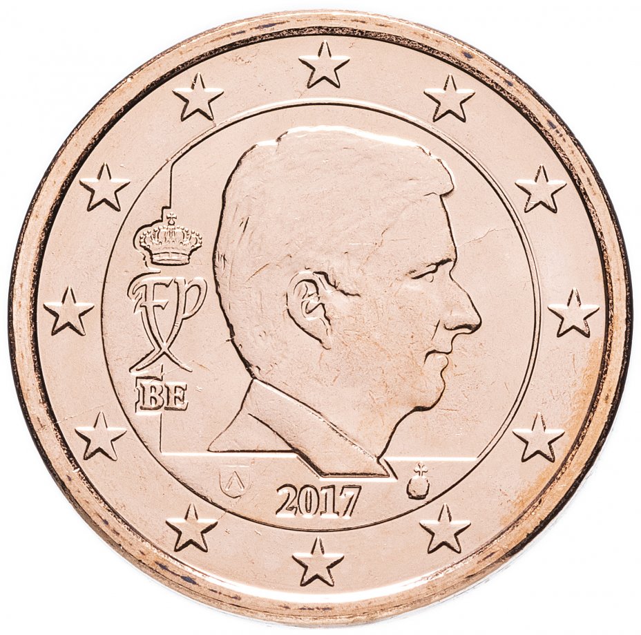 купить Бельгия 5 центов (cents) 2017