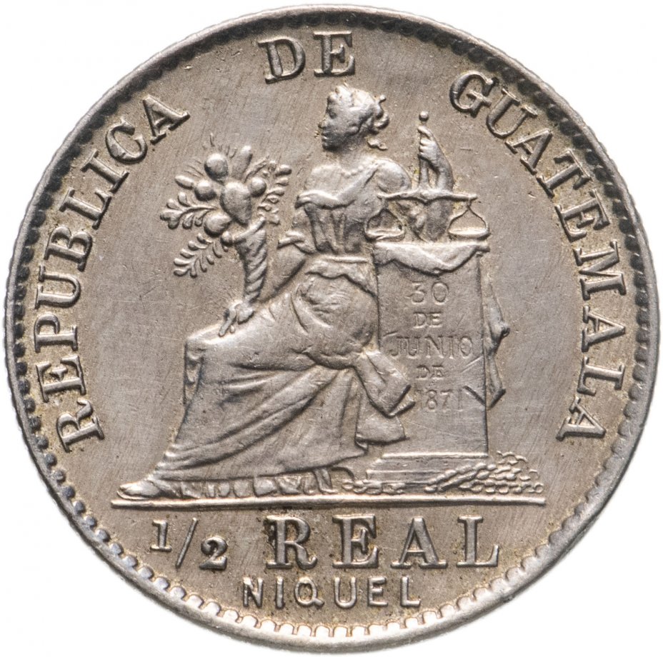купить Гватемала 1/2 реала 1900