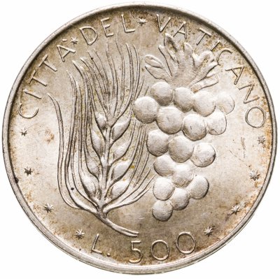 купить Ватикан 500 лир 1976