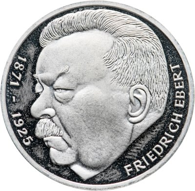 Купить Германия 5 марок (deutsche mark) 1975  50 лет со дня смерти Фридриха Эберта