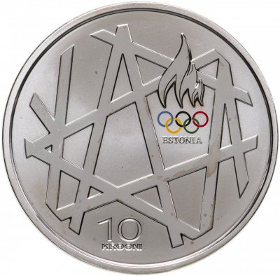 купить Эстония 10 крон (krooni) 2008 "Олимпиада в Пекине"