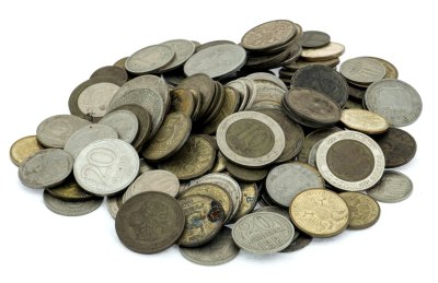 купить Набор начинающего нумизмата (СССР и Россия, не менее 300 грамм) [с повторами]