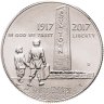 Купить США 50 центов (1/2 доллара, half dollar) 2017 D 100 лет организации "Boys Town" знак монетного двора:  "D" - Денвер в футляре
