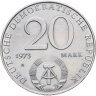 Купить Германия (ГДР) 20 марок (mark) 1973  Отто Гротеволь