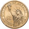 Купить США 1 доллар (dollar) 2008 S "Эндрю Джексон (7-й президент США)" знак монетного двора "S" - Сан-Франциско