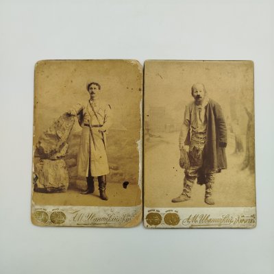 купить Набор из двух фотографий, фотограф А. М. Иваницкий, Харьков, бумага, печать, картон, Российская империя, 1891-1914 гг.
