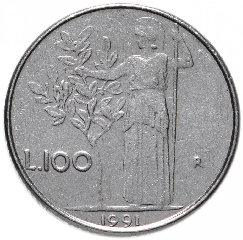 купить Италия 100 лир 1990-1992 (малого размера)
