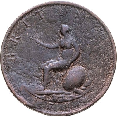 купить Великобритания 1/2 пенни (half penny) 1799