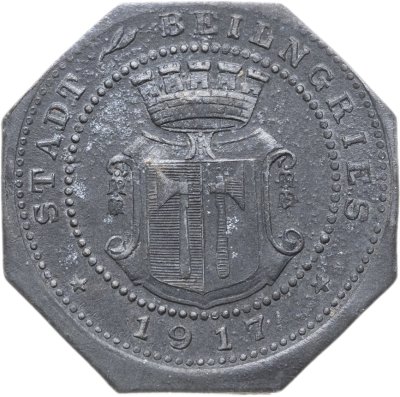 купить Германия, Байльнгрис 5 пфеннигов 1917