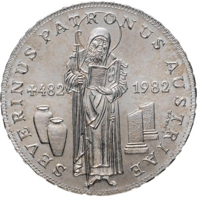 купить Австрия 500 шиллингов 1982 1500 лет со дня смерти Северина Норикского