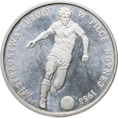 купить Польша 500 злотых (zlotych) 1987 "Чемпионат Европы по футболу 1988"