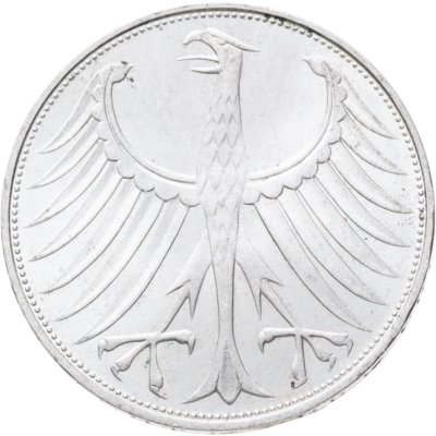 Купить Германия 5 марок (deutsche mark) 1966-1974, случайный год, случайный монетный двор