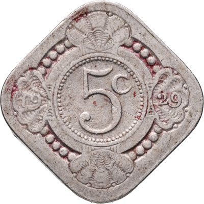 купить Нидерланды 5 центов (cents) 1929