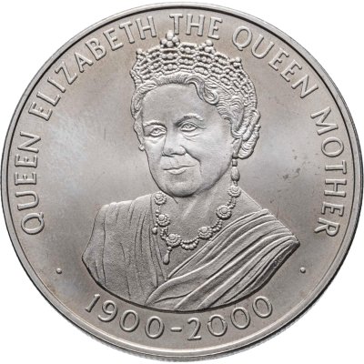 купить Остров Вознесения 50 пенсов (pence) 2000 100 лет со дня рождения Королевы Матери